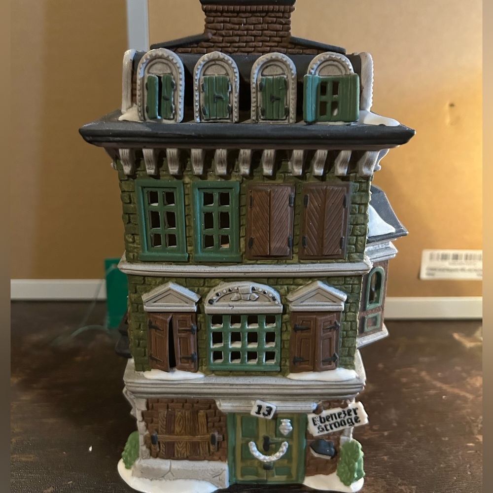 Department 56 Dickens Village Ebenezer Scrooge Flat